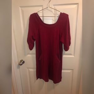 Bcbg burgundy sweater